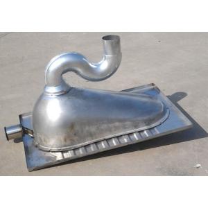 CAD CNC Stainless Steel Squatting Toilet Pan OEM Griding Polishing