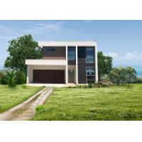 China Large Light Steel Frame Prefab Villa / Prefabricated steel home kits on sale