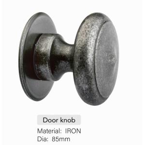 D4002/A Antique Door Knobs , Antique Brass Door Knobs Weathered Natural Iron Material