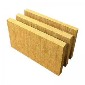 High Density Rockwool Mineral Wool Board Insulation Panels Customized Length