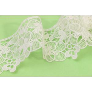 Guipure Embroidered Lace Trim With 100% Polyester