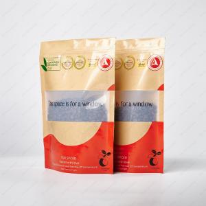 Customized Food Grade Compostable Pouch 250g  Stand Up Pouch With Window