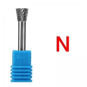 China Round Double Cut Inverted Cone Shape Tungsten Carbide Burr Grinding Cutter Tools supplier