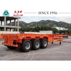 China 40 FT 3 Axles Skeleton Trailer High Durability For Container Transport supplier
