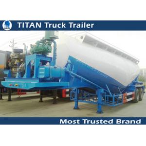 China 1 - 4 Axles bulk powder tankers cement trailer truck 12000 * 2500 * 4000 mm supplier