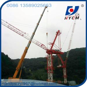 China 6ton 25m jib QTD2520 Luffing Overhead Tower Crane supplier