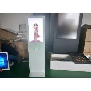 China High gloss white  large 42 inch infrared touch  information kiosk touch screen  with printer supplier