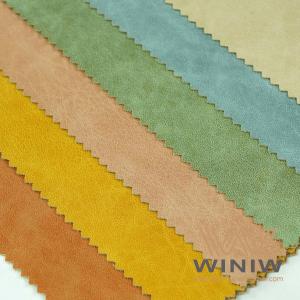 Artificial Garment PU Leather Thickness 0.5mm - 0.8mm PU Synthetic Leather