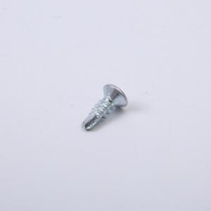 Galvanized Quenched Hardened Self Drilling Flat Head Screws / Cross Countersunk Head Screws