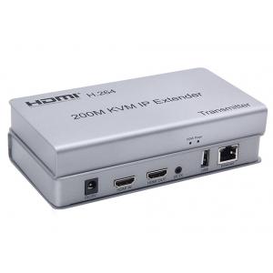 China Support USB Mouse Keyboard Extension HDMI KVM Extender Over IP 1080P 200M supplier
