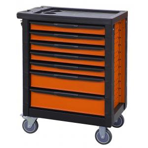 7 Drawers Lockable Tool Cabinet Toolbox On Wheels