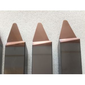 China DURANA enduisant des coupeurs de fraisage de carbure cimenté que le tour usine le recourbement jaune résistent supplier