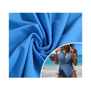 Tricot plain 4 way stretch fabric shiny swimsuit  Polyester 88% spandex 12% fabric