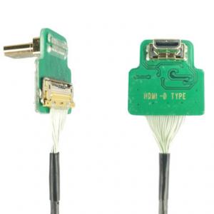 China ROHS HDMI-D Adapter Micro Elbow Head HDMI-D To 20454-220-02 20455 20453 supplier