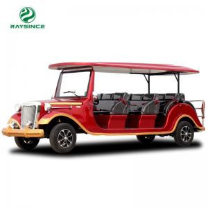 Latest design metal frame vintage model car for 2021 antique electric cars hot sales with 12 seater