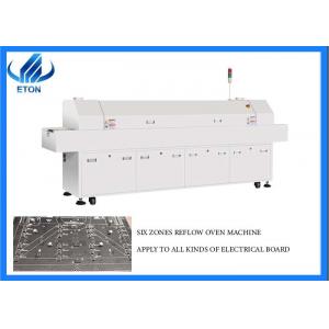 China Middle Speed Six Zones SMT Reflow Oven Machine for electrical board supplier