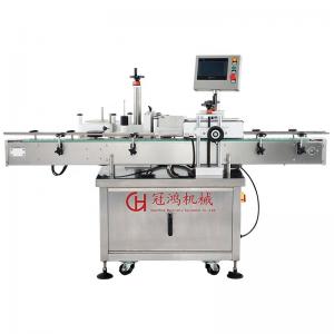 s Wine Bottle Soy Sauce Round Bottle Labeling Machine with 280mm Label Outside Diameter