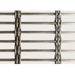 China SS 316 Plain Weave Metal Interior Furniture Decorative For Architectural Woven Wire Mesh supplier