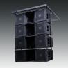 High Power Line Array Sound System For Concert And Outdoors , Black Color