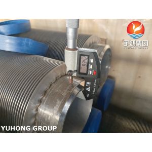 China ASTM A213 TP347H HFW 超熱機用 11-13Cr フィニング付き固体フィニングチューブ wholesale