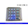 China Rugged Waterproof Vandalproof Backlit Metal Keypad Stainless Steel Keypad wholesale