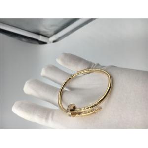 18K  Yellow Gold  Jewelry Juste Un Clou Bracelet B6048617 With Diamonds