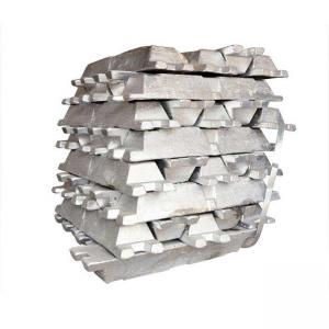 China Bulk 1kg Aluminium Ingot Adc12 Silver White Brick Shaped Pure 6061 6063 5052 supplier