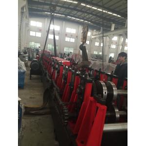 China 3mm Thickness Material Q195-235 CZ Purlin Roll Forming Machine With 18 Forming Roller Stations Steel Construction Area wholesale
