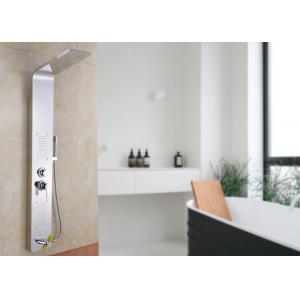 China ROVATE 4 Way Water Outlet Wall Mount Shower Panel Home Furniture L Shape supplier