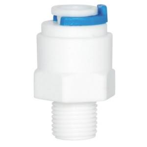 China 20mm Thread Push Connect Plumbing Fittings , 3/4 Quick Connect Fittings For Water supplier