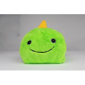 Green Unicorn Design Soft Plush Toys 100% Polyester Material Custom Size