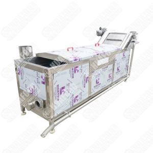 CE 304 electric steam fruit vegetable blanching machine mushroom sea cucumber peach green beans blanching machine