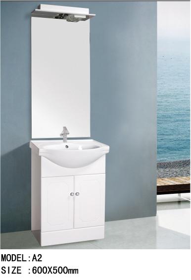 Bathroom freestanding cabinet 60 X 50 X 85 / cm , soft closing door integrated