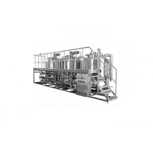 China Mirror Polish Surface 3 Vessel Brewhouse Manual Control System With 1 Year Warranty supplier