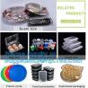 Transparent plastic fresh-keeping food storage container,plastic food lunch box