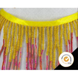 Long beads Tassel Fringe, Wholesale beads Tassel Fringe, Tassel and Fringe for clothing, beaded tassels curtains, beadsc