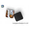 Pretty Cat 3D Image Full Color Custom Coasters , Custom Photo Drink Coasters