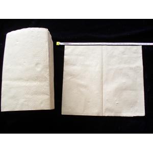 China Customizable size Paper Dinner Napkins White Paper Tissue 1 Ply 17gsm 43*38cm supplier