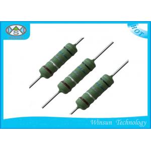 China Low Noise Wire Wound Power Resistor 0.25W - 10 Watt Resistor With Good Heat Durability supplier