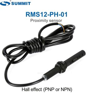 China RMS12-PH-01 Sensor de proximidad de caña magnética NPN Efecto Hall Interruptor de proximidad magnética supplier