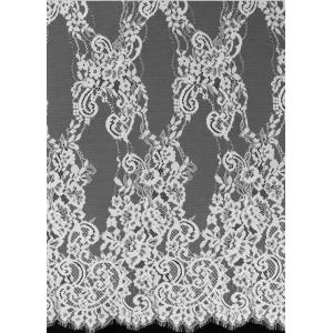 2017 Fancy Lace /Eyelash Lace Fabirc / French Lace Fabric/ Bridal Dress Fabric  in Ivory/Black Color