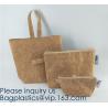 Cork Wood Pencil Case Bag School Pencil Holder Bag,Makeup Organizer Toiletry Bag