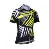 Uvproof Windproof Mens Short Sleeve Cycling Jersey With Lycra Fabric