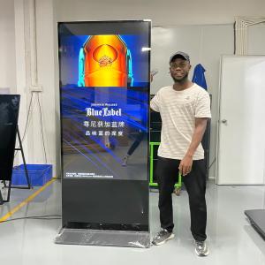 China Factory Price 43 49 55 65 Digital Signage Interactive Kiosk Commercial LCD Screen Stand Advertising Touch Display supplier