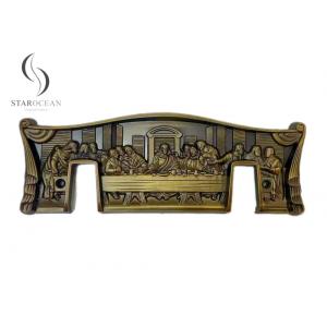 Bronze Resin Coffin Accessories Last Supper Design Coffin Corner Plaque RSL01