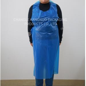 China Waterproof Polythene Blue Disposable Aprons On A Roll Coloured Free Samples supplier