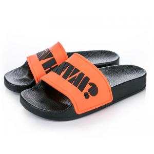 Outdoor Men'S Open Toe Slippers Anti Skidding Slides Slippers PU Material