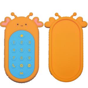 China MHC Silicone Remote Teether Baby Silicone Teether Toy TV Remote Control Design supplier