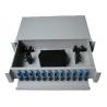 Sliding Fiber Optic Patch Cord Rack Mount , Fiber Optic Distribution Frame