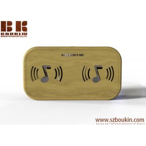 China Sapele Wood USB  Charging Port Portable Wireless Bluetooth Speaker support TF card reader player supplier